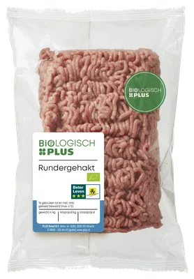 Biologisch PLUS Rundergehakt Tray 500 g