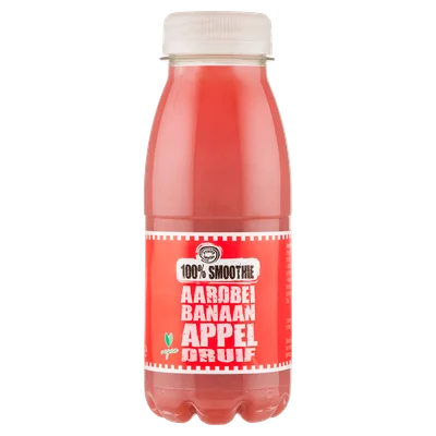 Fruity Juice Smoothie aardbei Fles 250 ml