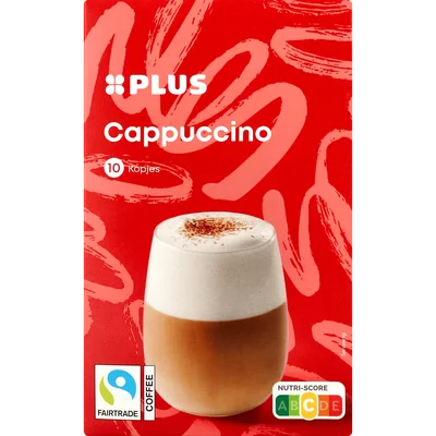 PLUS Cappuccino sticks Fairtrade Doos 125 g