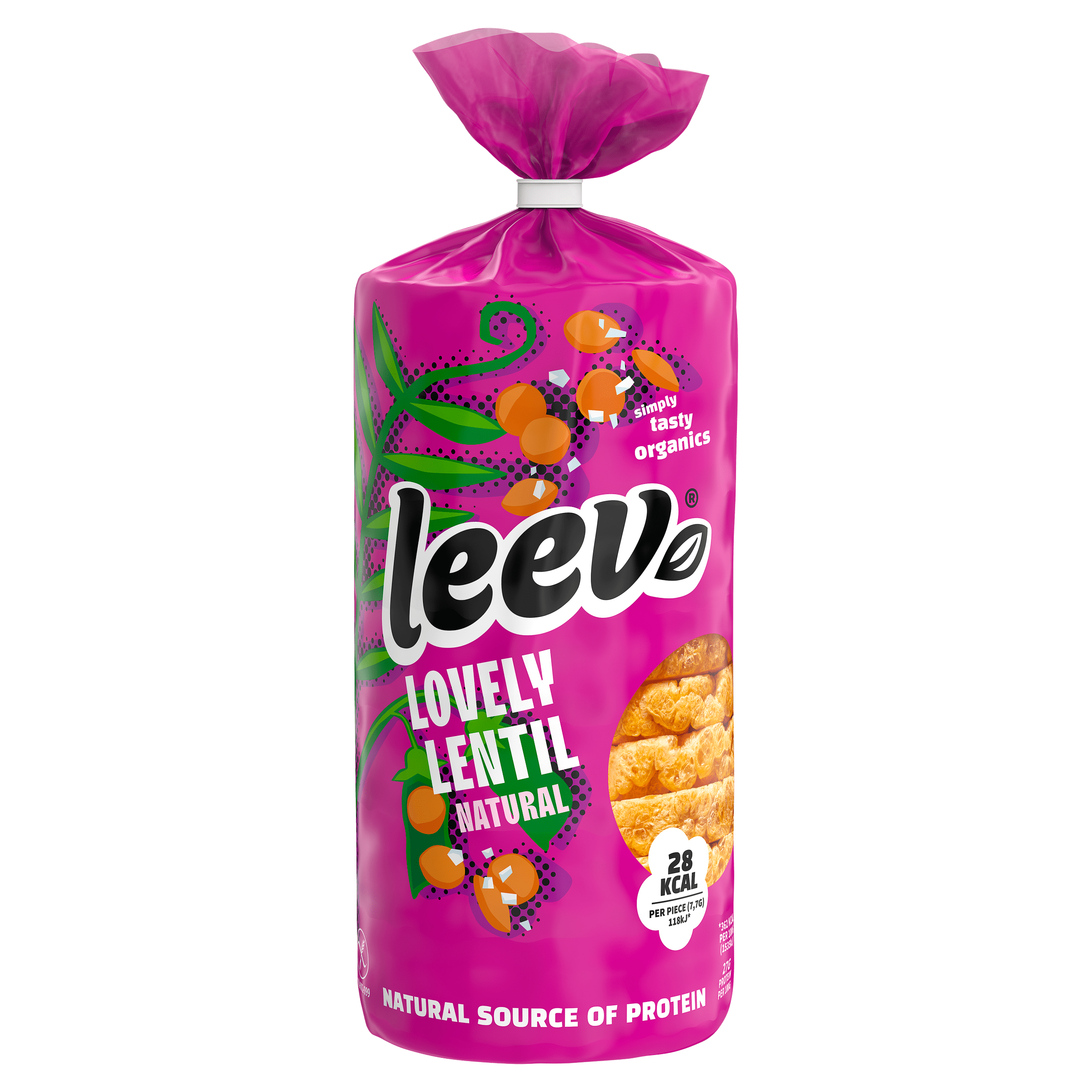 Leev Linzenwafel biologisch Wikkel 100 g