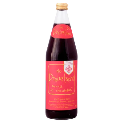 De Druivelaere Druivensap Fles 750 ml