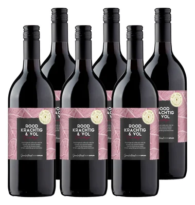 PLUS Huiswijn Rood krachtig en vol Doos 6000 ml