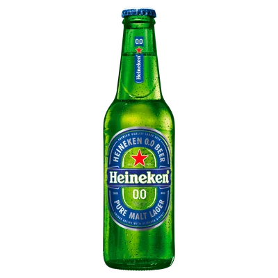 Heineken Premium pilsener 0.0 bier fles Fles 300 ml