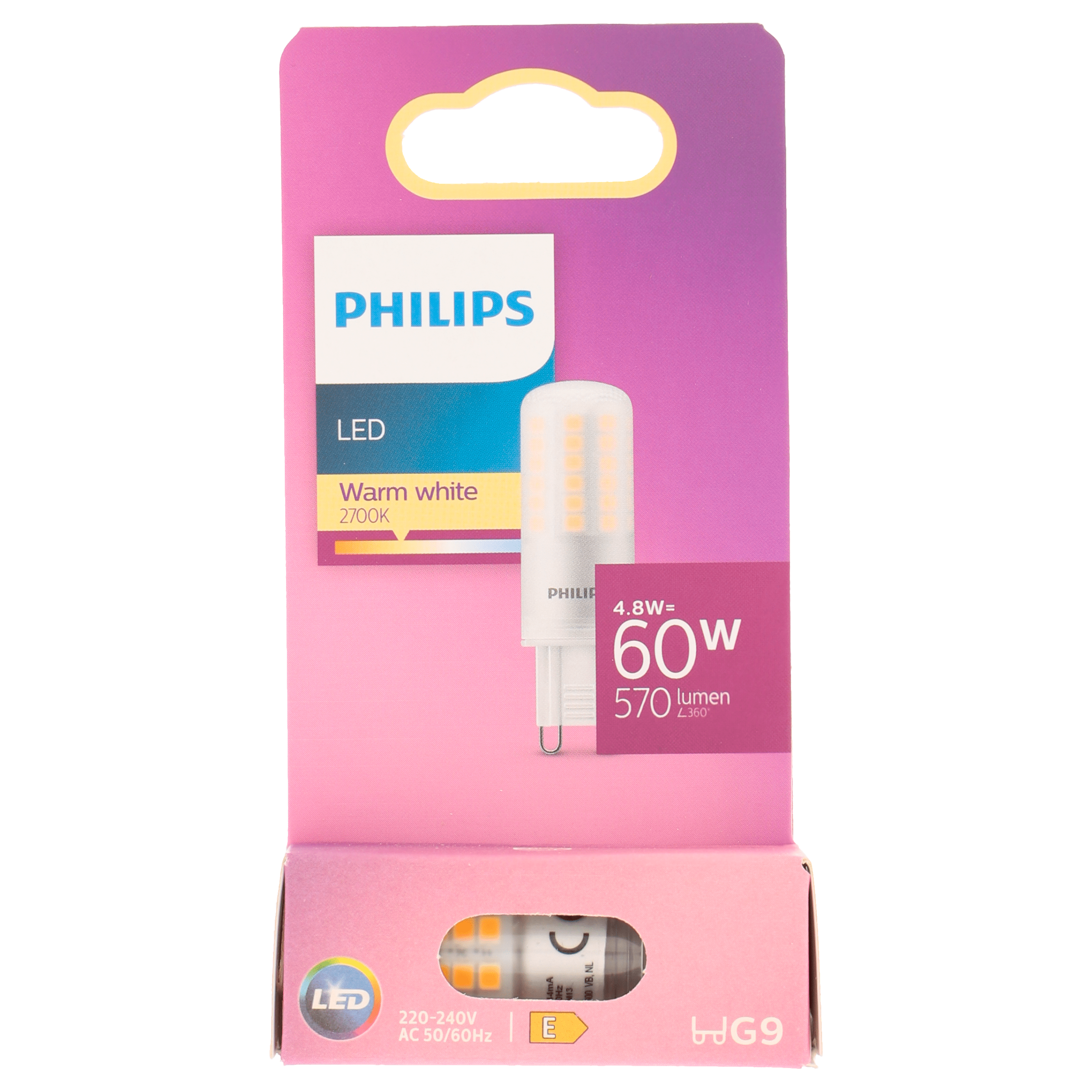 Philips LED Capsule 60W G9 WW ND SRT6 Doos 1 st