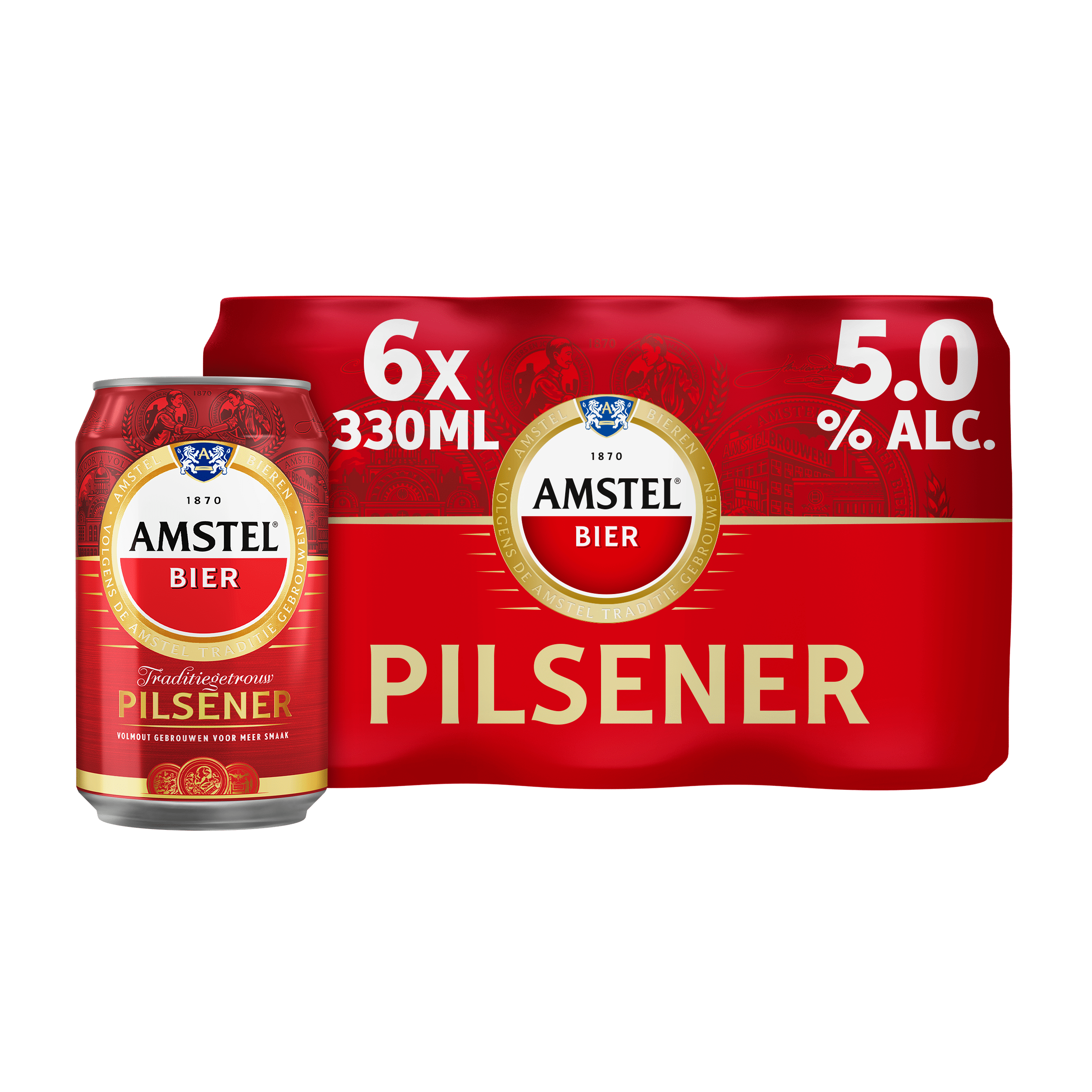Amstel Pilsener bier blik Set 1980 ml