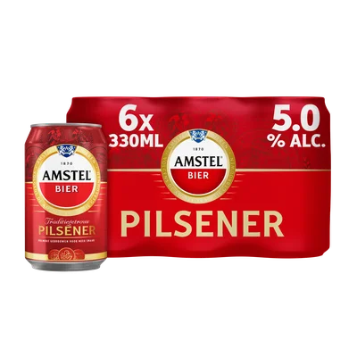 Amstel Pilsener bier blik Set 1980 ml