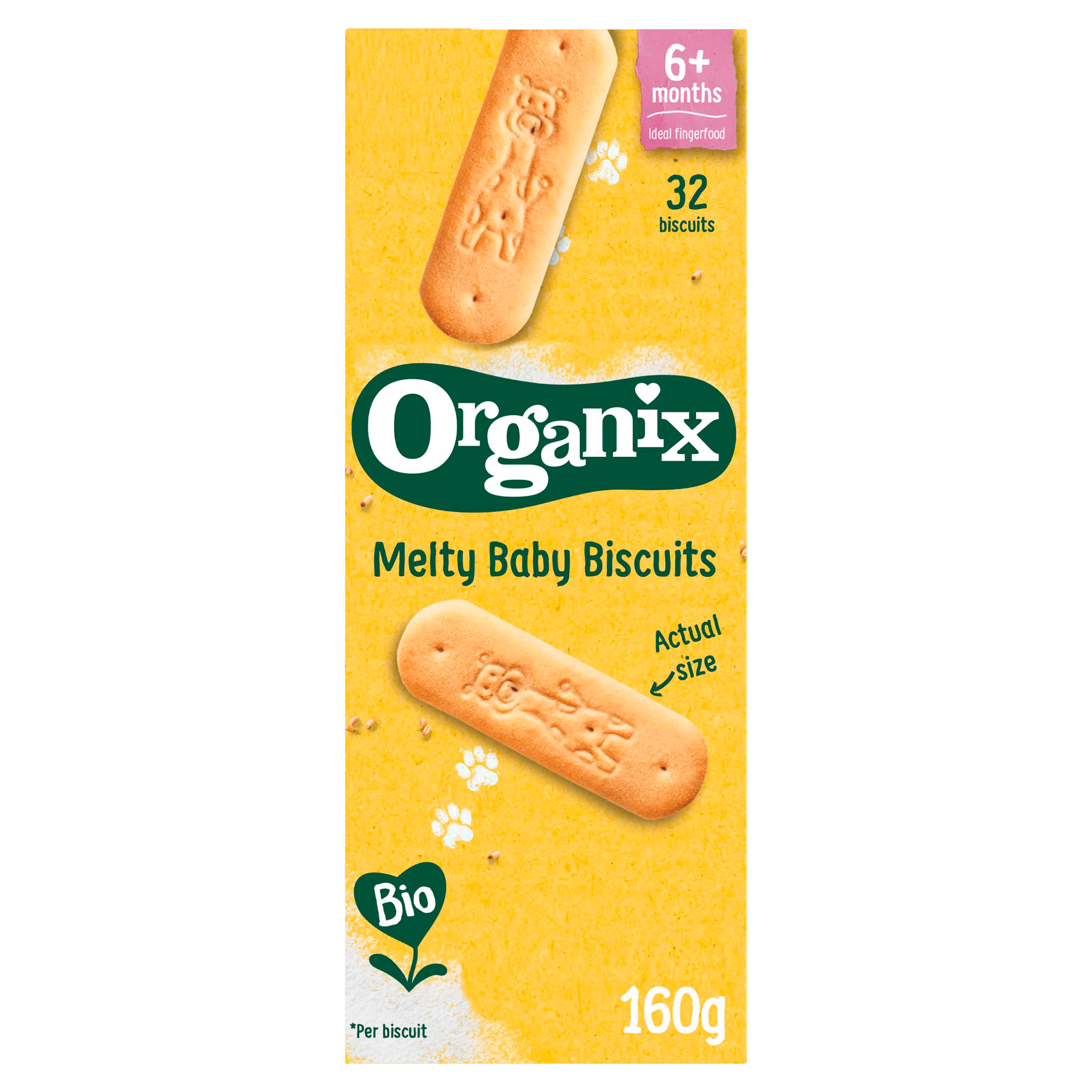 Organix Baby biscuits BIO 6+ Doos 160 g