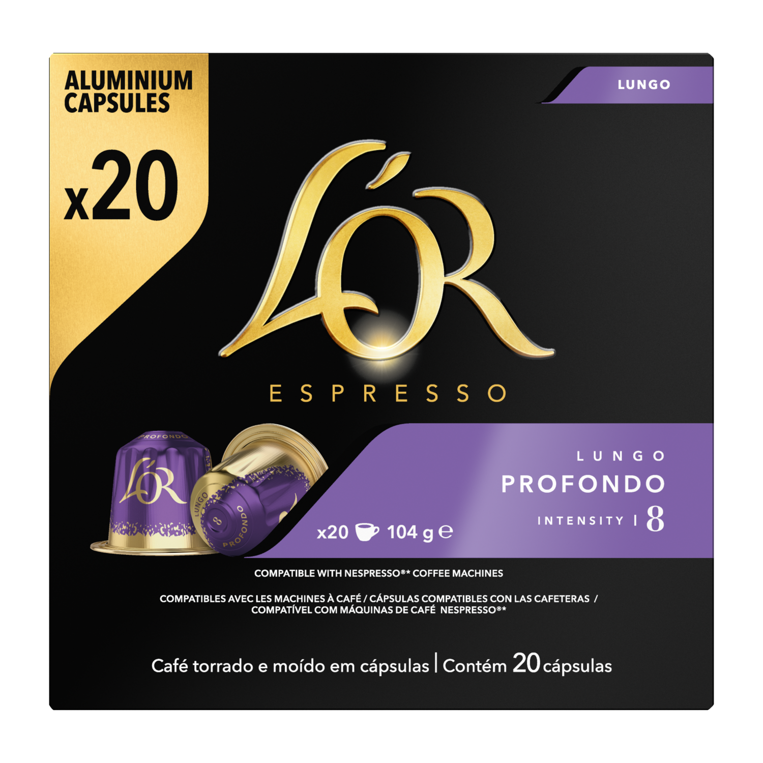L'Or Espresso forza koffiecups voordeelpak Doos 20 st