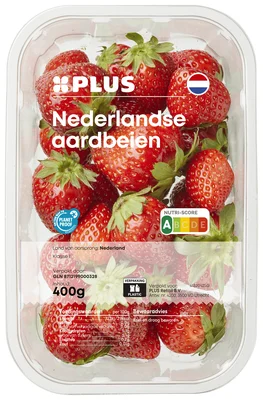 PLUS Nederlandse Aardbeien Bakje 400 g