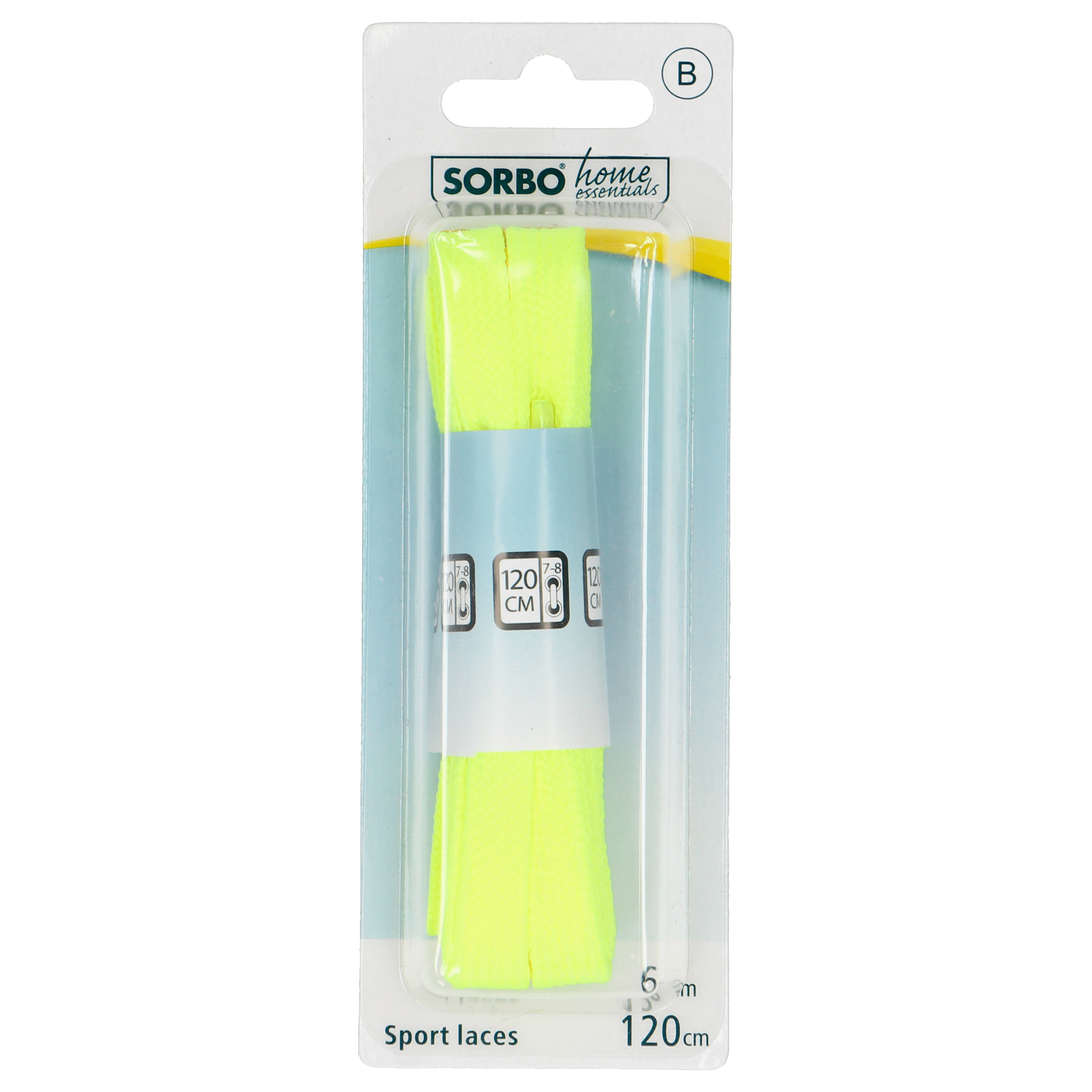 Sorbo Veters polyester Fluo 120cm 1Pr