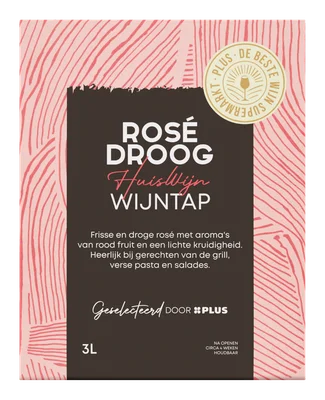 PLUS Huiswijn Rood wijntap&nbsp; Bag-in-box 3000 ml