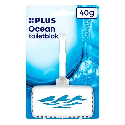 PLUS Toiletblok vloeibaar oceaan start Blister 55 ml