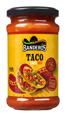 Banderos Taco saus hot Bus 230 g