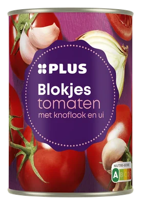 PLUS Olijven met knoflook VVP Bakje 400 g