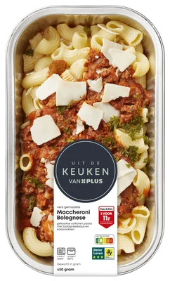 Uit de keuken van PLUS Lasagne bolognese 450 gram