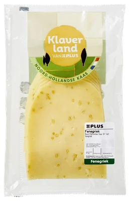PLUS Klaverland Fenegriekkaas 50+ plakken 200 gram