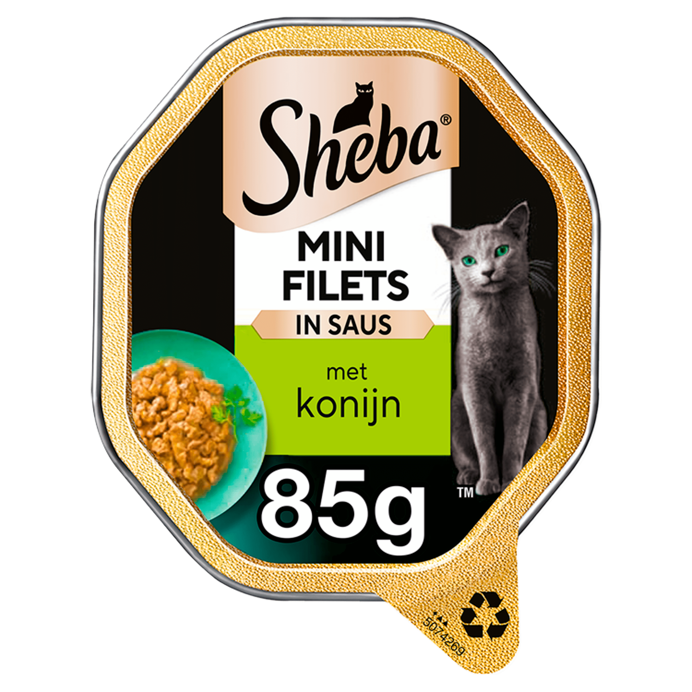 Sheba Selection konijn wild Kuipje 85 g