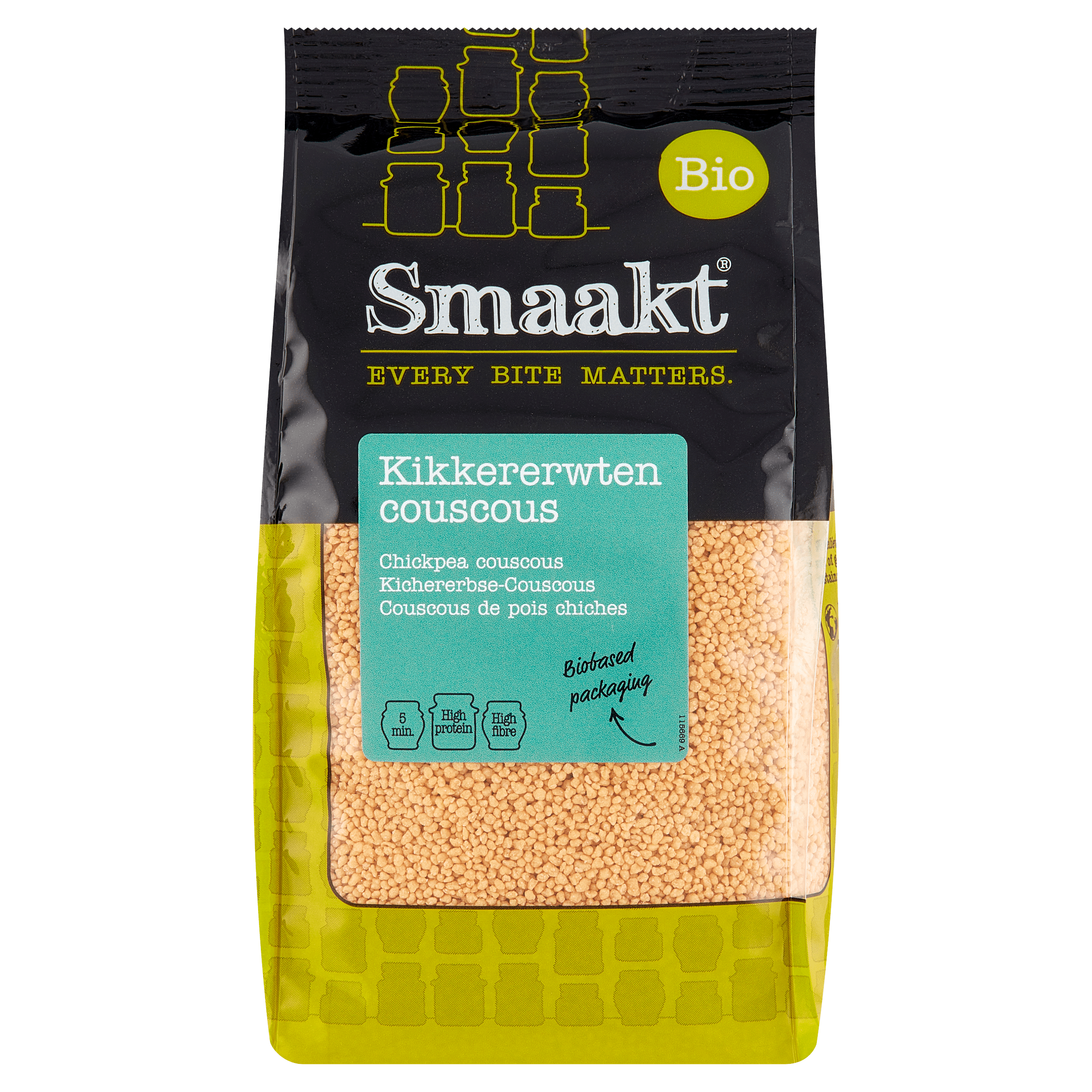 Smaakt Kikkererwtencouscous bio Zak 340 g