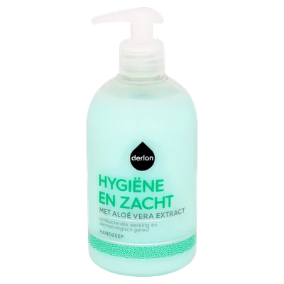 Derlon Vloeibare handzeep hygiëne en zacht Fles 500 ml