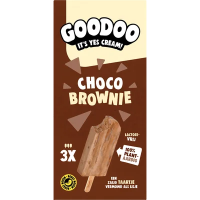 Goodoo Goodoo Choco Brownie triopack Doos 210 ml