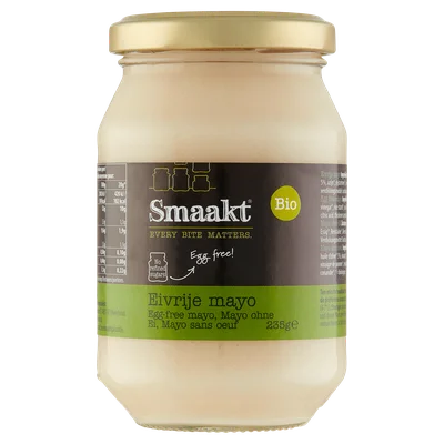 Smaakt Mayonaise zonder ei bio Pot 235 g