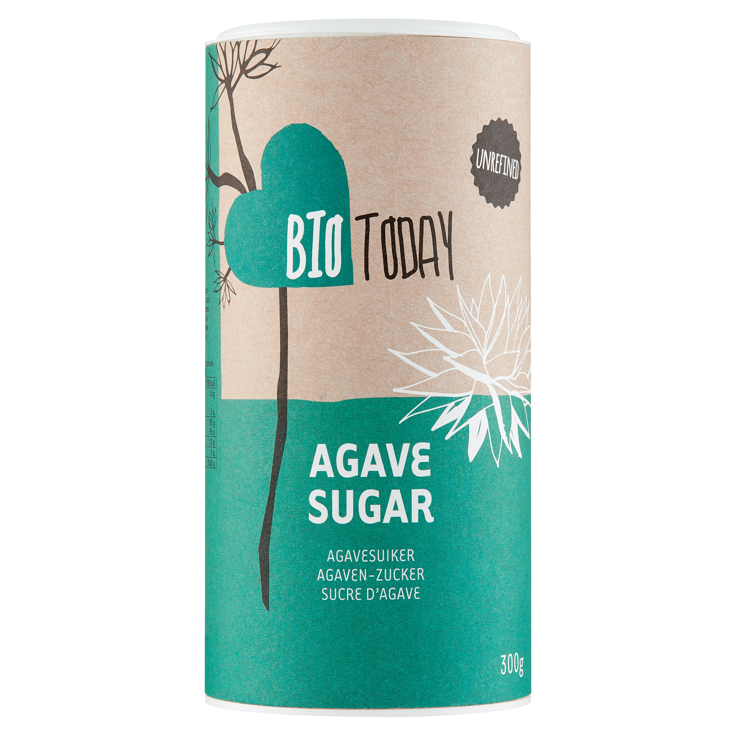 BioToday Agavesuiker bio Koker 300 g