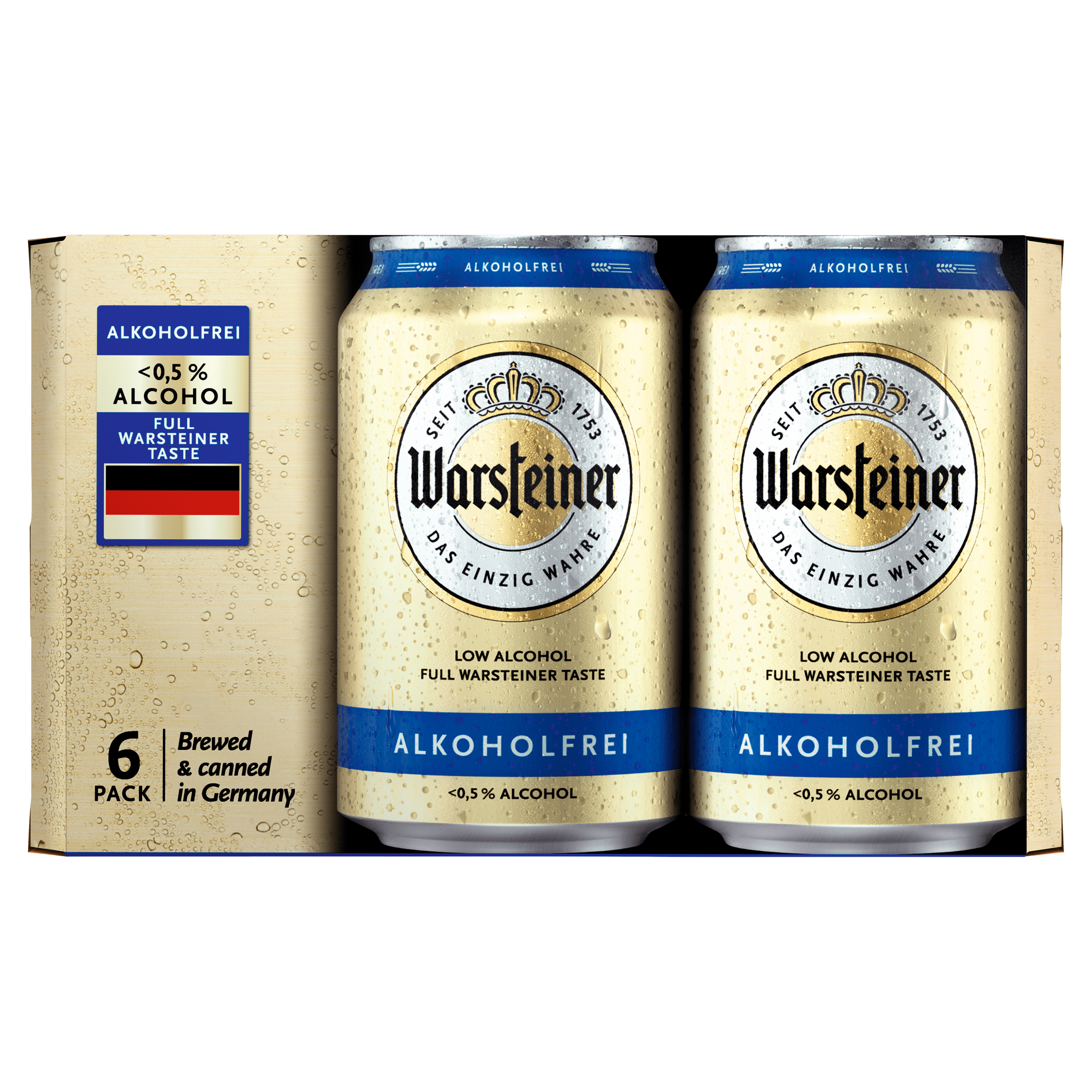 Warsteiner Bier Set 1980 ml