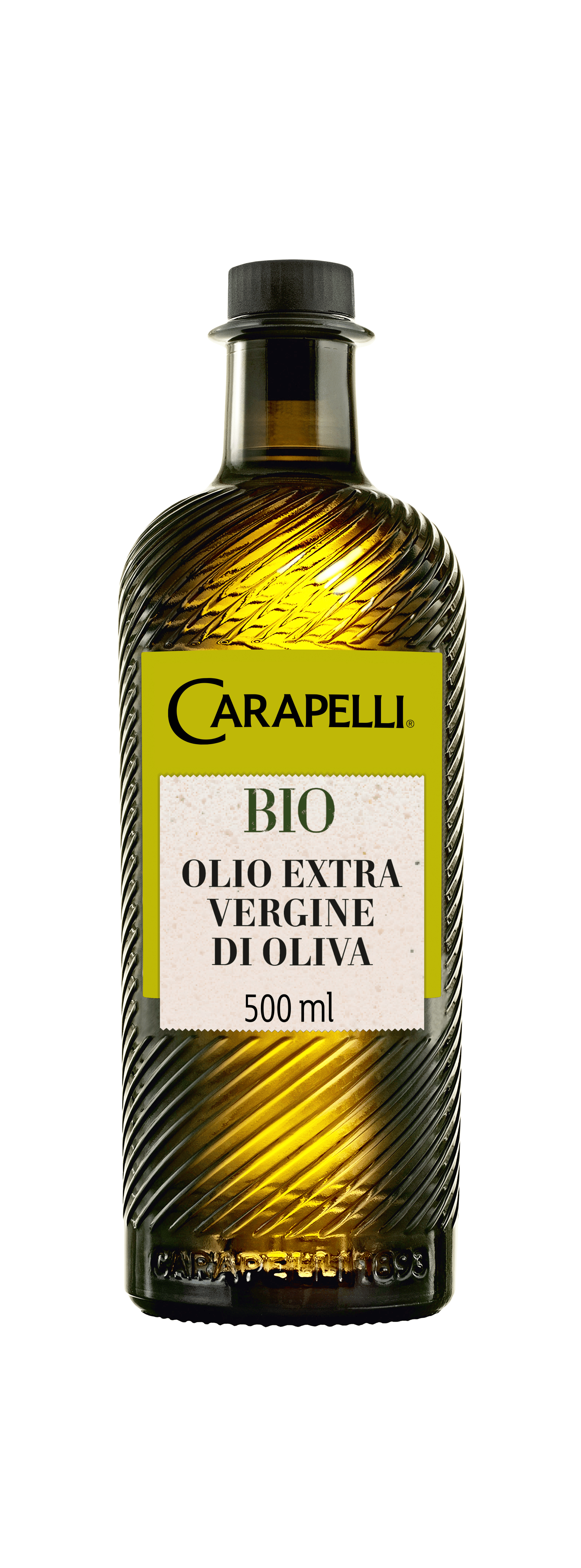 Carapelli Bio extra vierge olijfolie Fles 500 ml