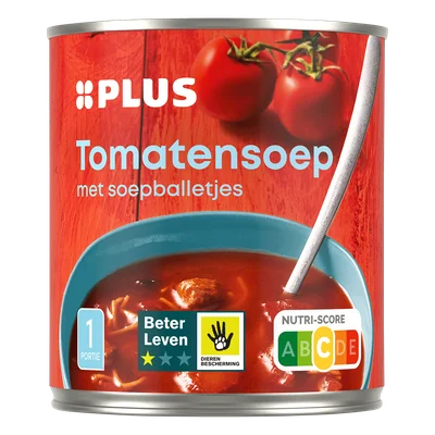 PLUS Kippensoep Blik 300 ml