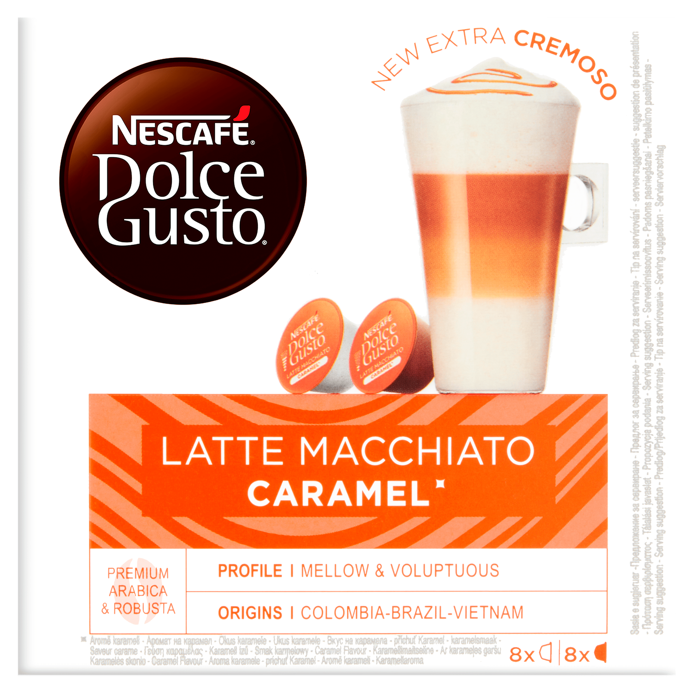 Nescafe Dolce Gusto koffiecups caramel Doos 16 st