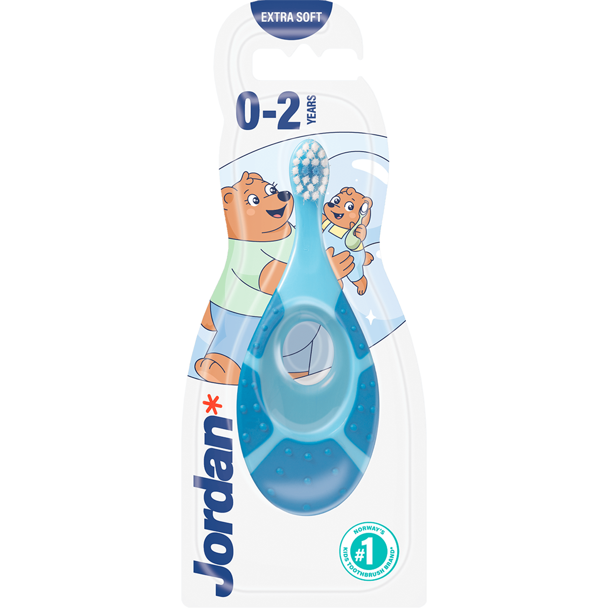 Jordan Tandenborstel Baby 0-2 jr Blister 1 st