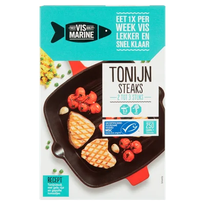 Vis Marine Tonijnsteaks Doos 250 g