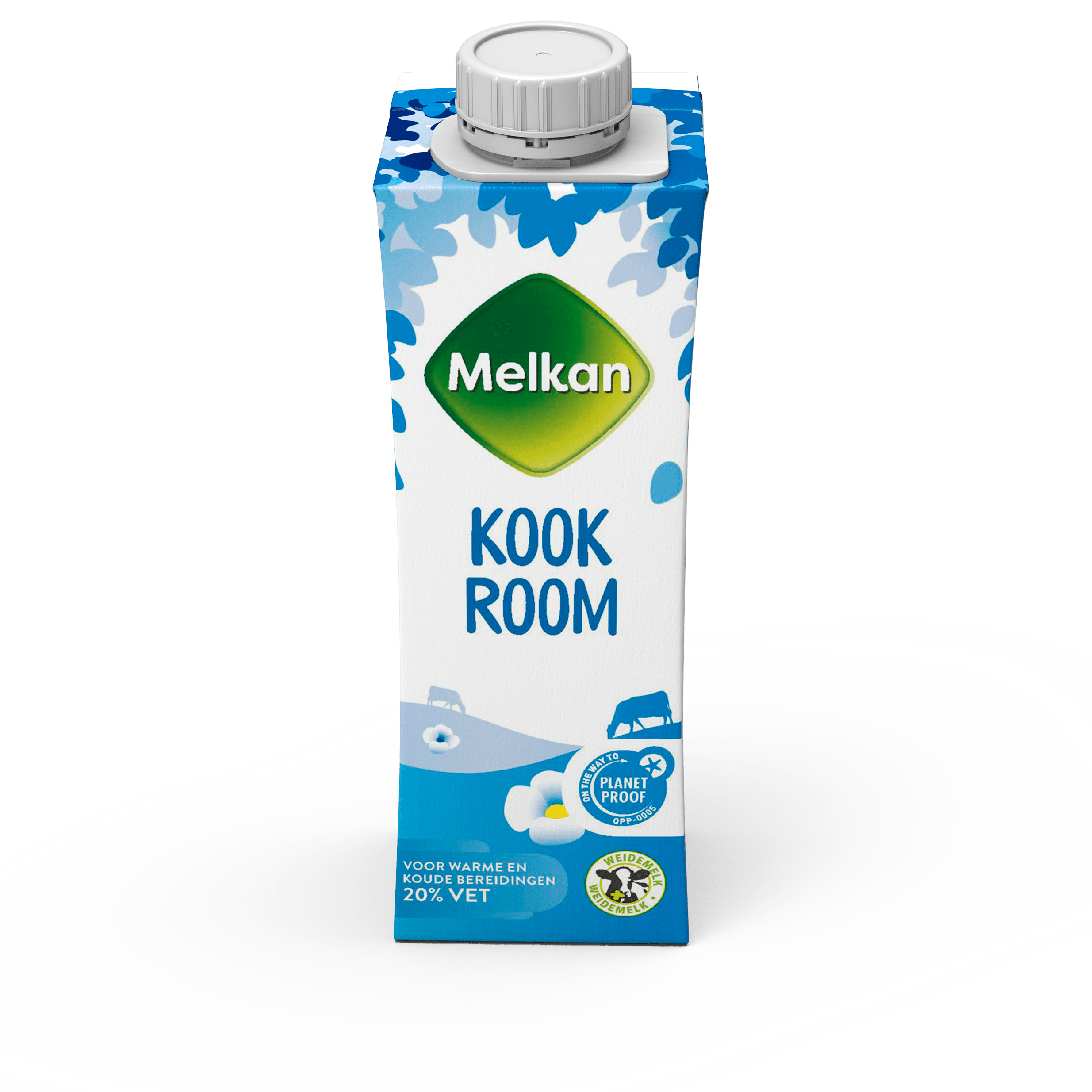 Melkan Kookroom 20% vet Pak 250 ml
