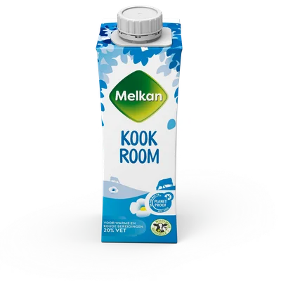 Melkan Kookroom 20% vet Pak 250 ml