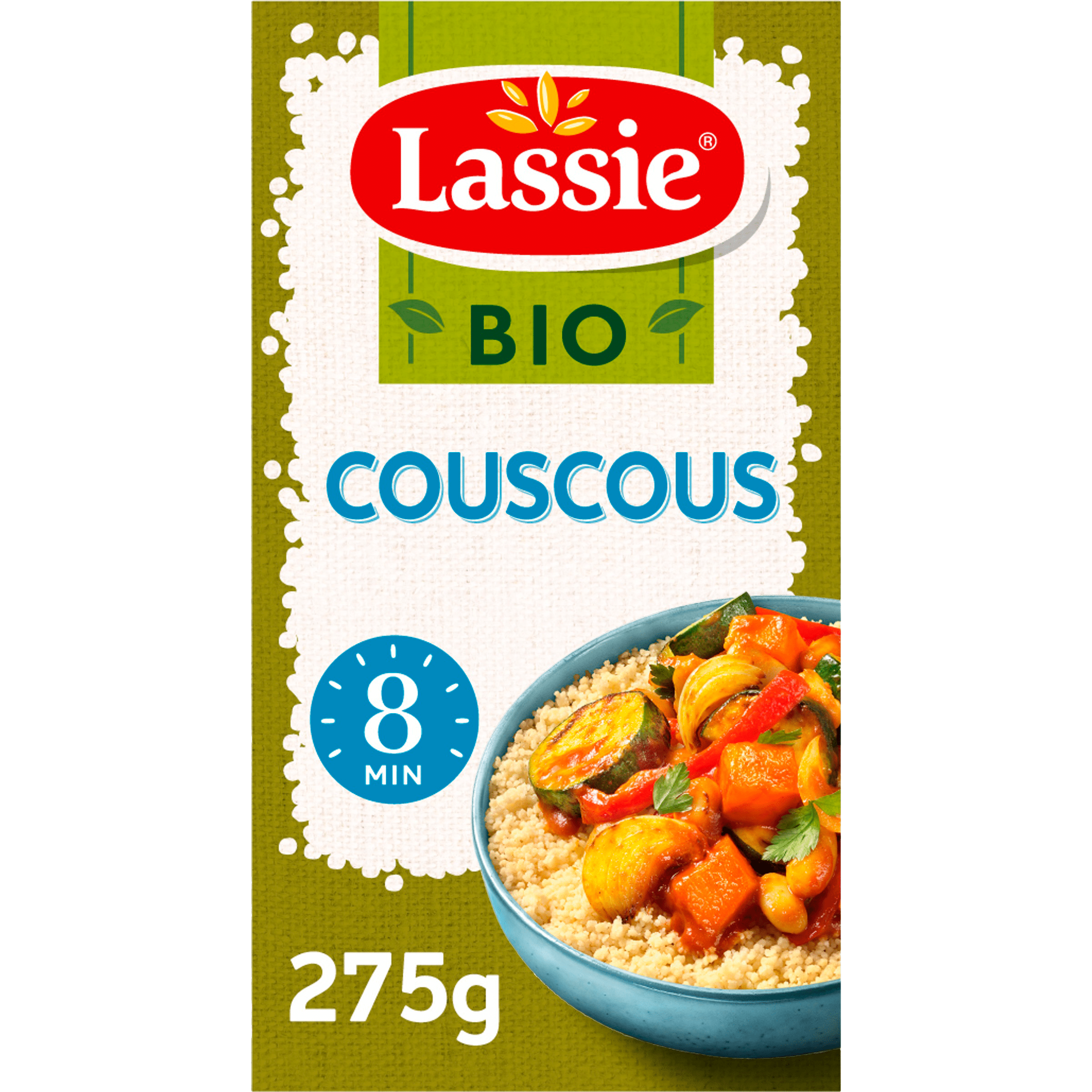 Lassie Couscous biologisch Doos 275 g