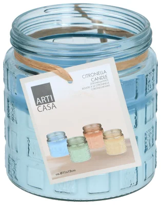 Arti Casa Wax LED-kaars Zwart Stuk 1 st