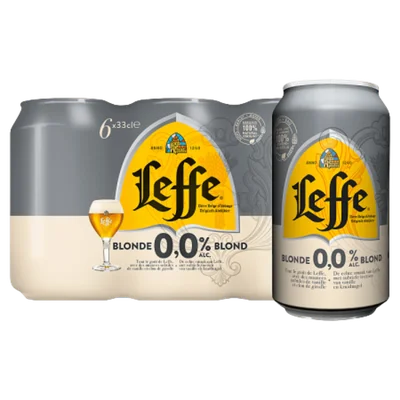 Leffe Blond Belgisch abdijbier 0.0% Set 1980 ml