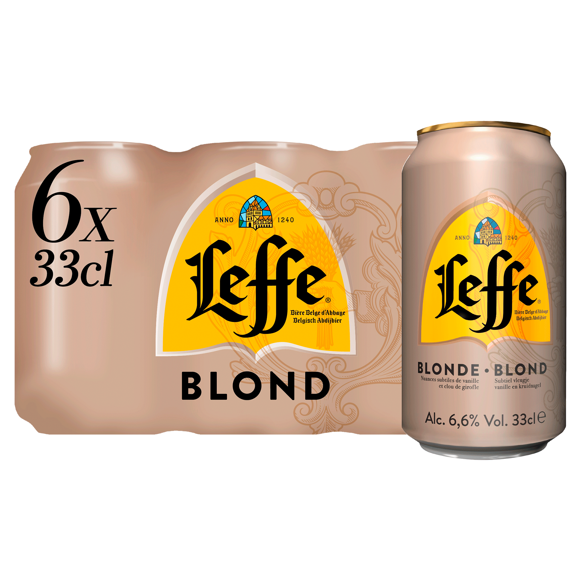 Leffe Blond Belgisch abdijbier Set 1980 ml