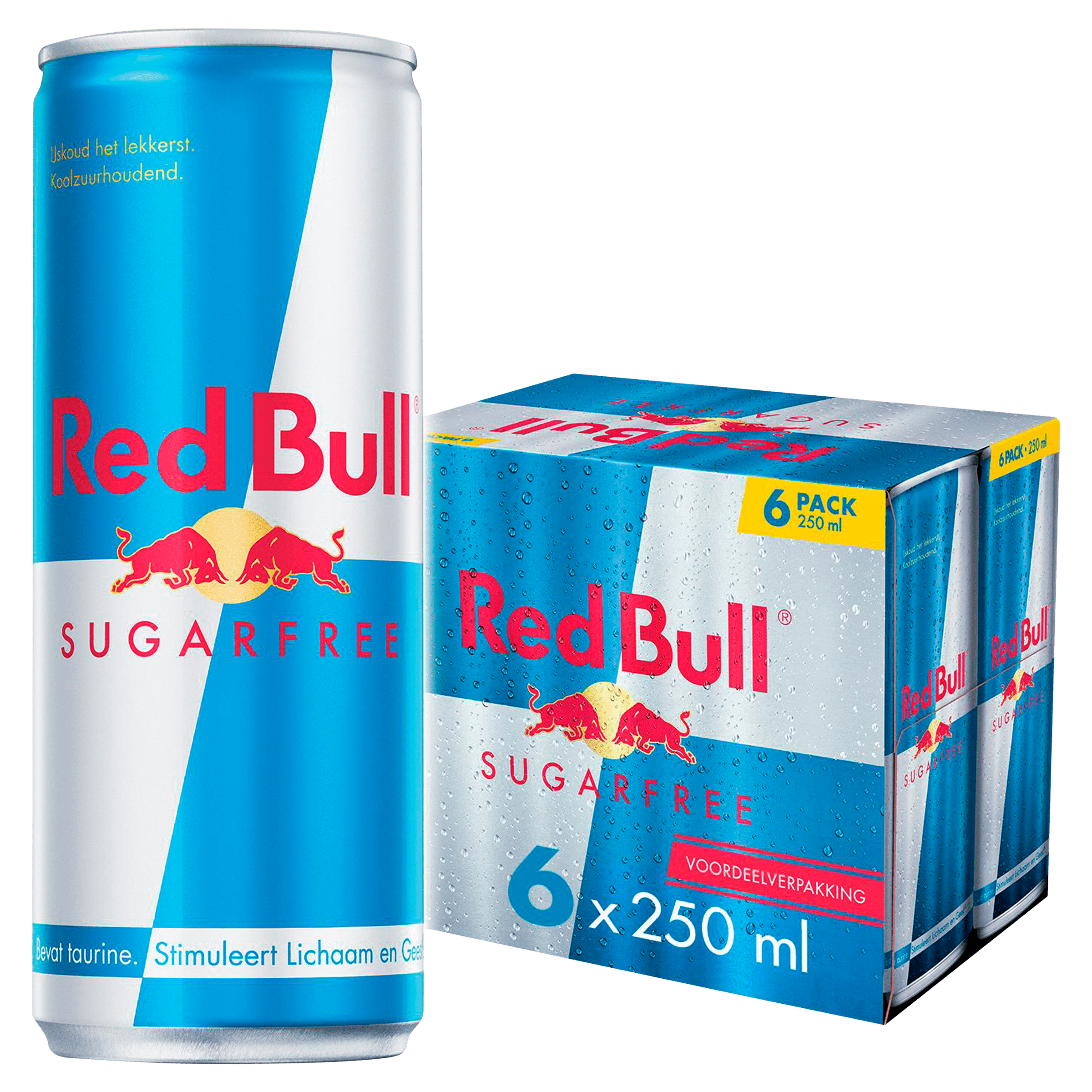 Red Bull Energy drink suikervrij 6-pack Set 1500 ml