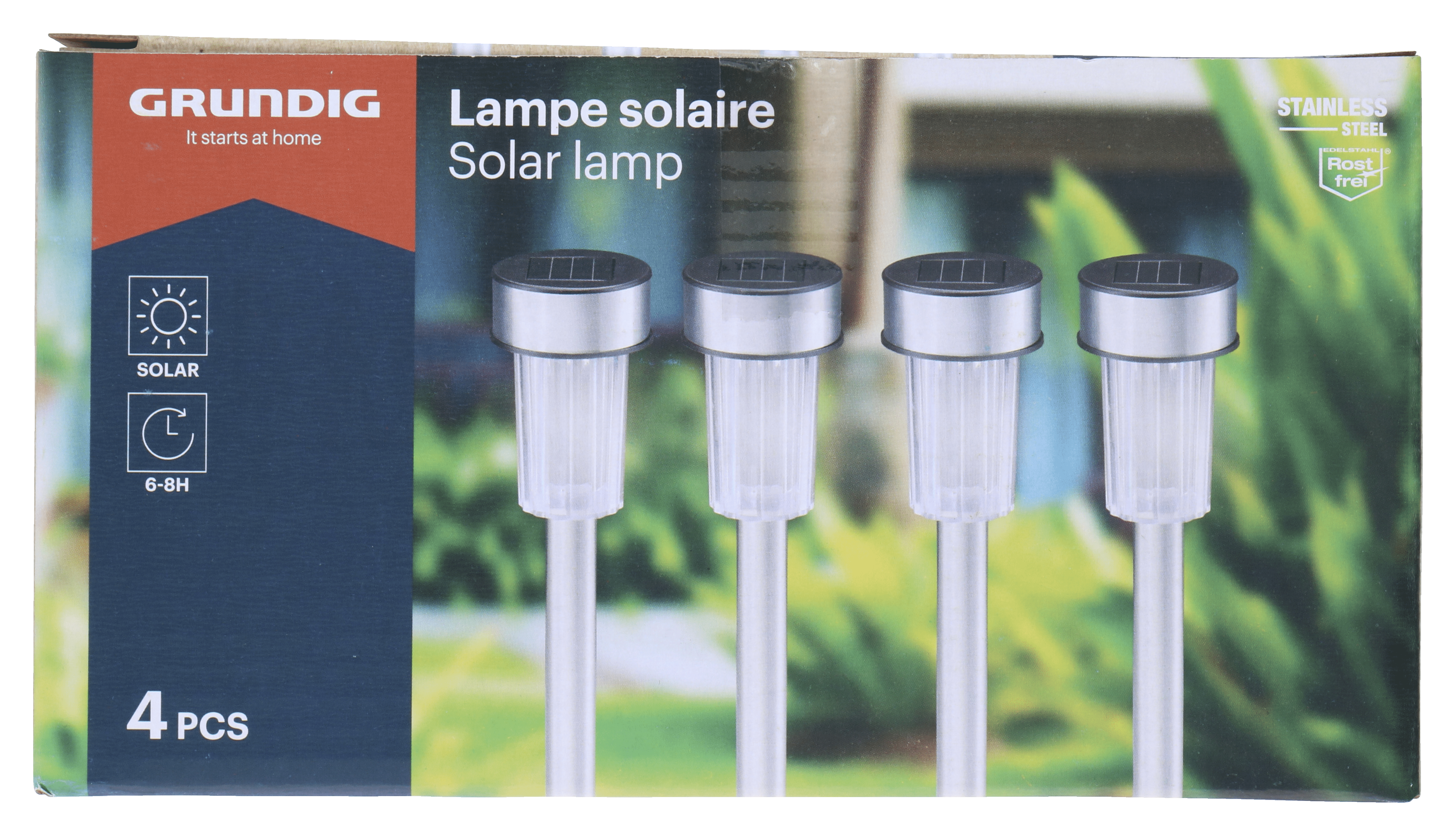 Grundig Solar lampen Doos 4 st