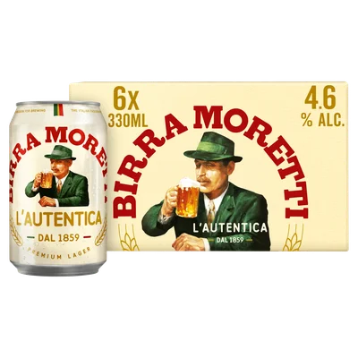 Birra Moretti L'Autentica bier Set 1980 ml