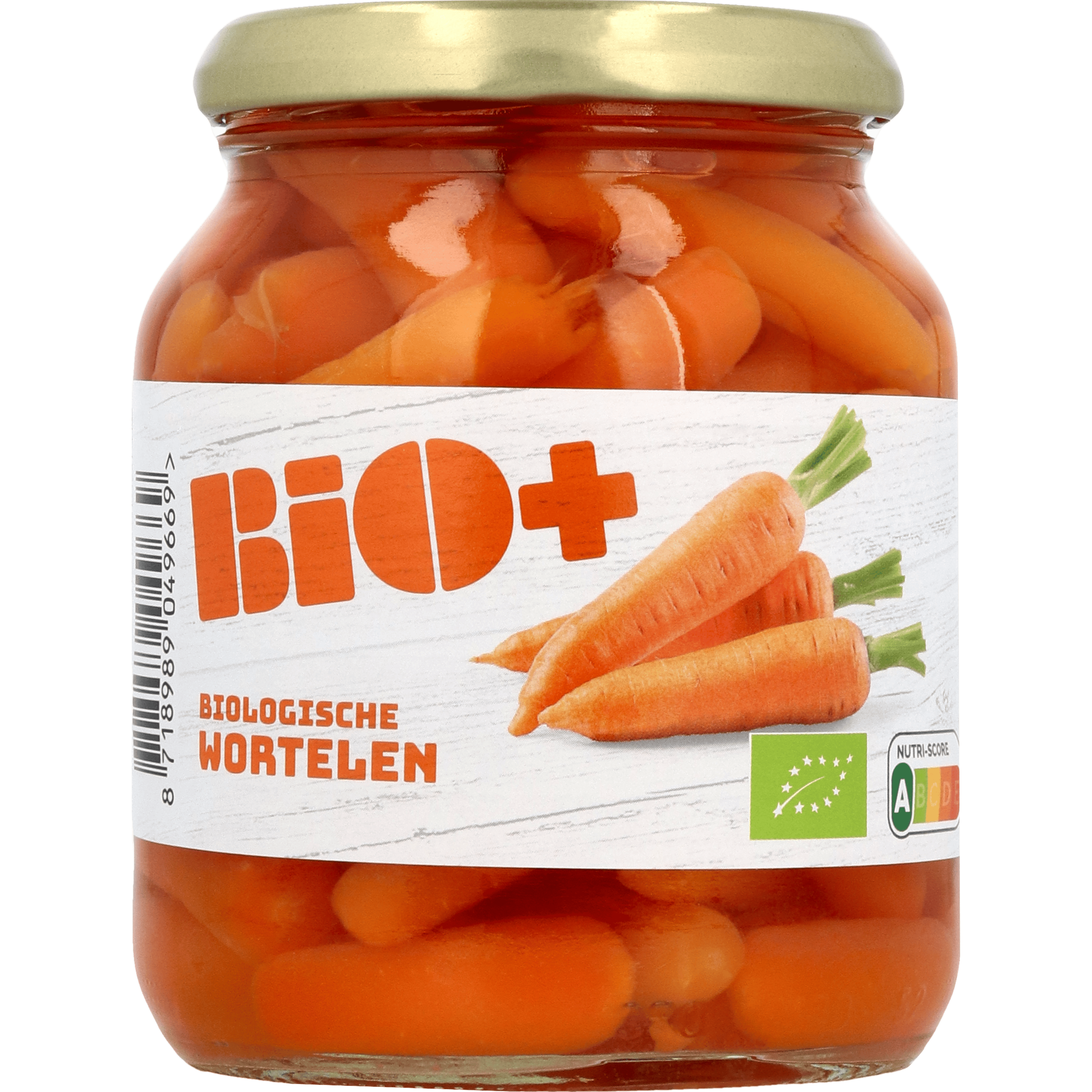 BIO+ Wortelen 370 ml Pot 340 g