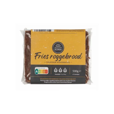 Brood van Soma Fries roggebrood Wikkel 500 g