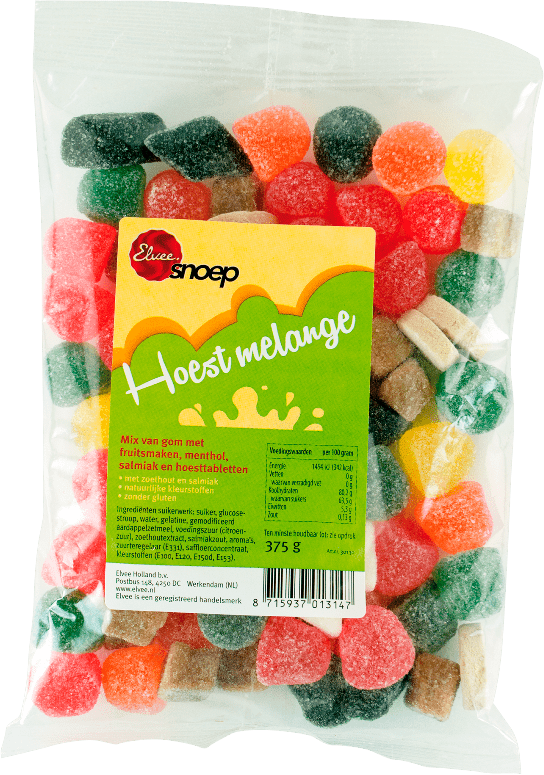 Elvee Hoestmelange Zak 375 g