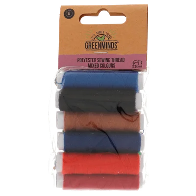 Greenminds Garen polyester 10x45m donkere kleur Pak 1 st