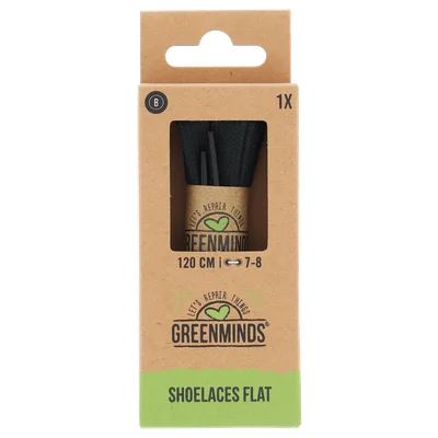 Greenminds Biais band zwart 18mm 2m Kaart 1 st