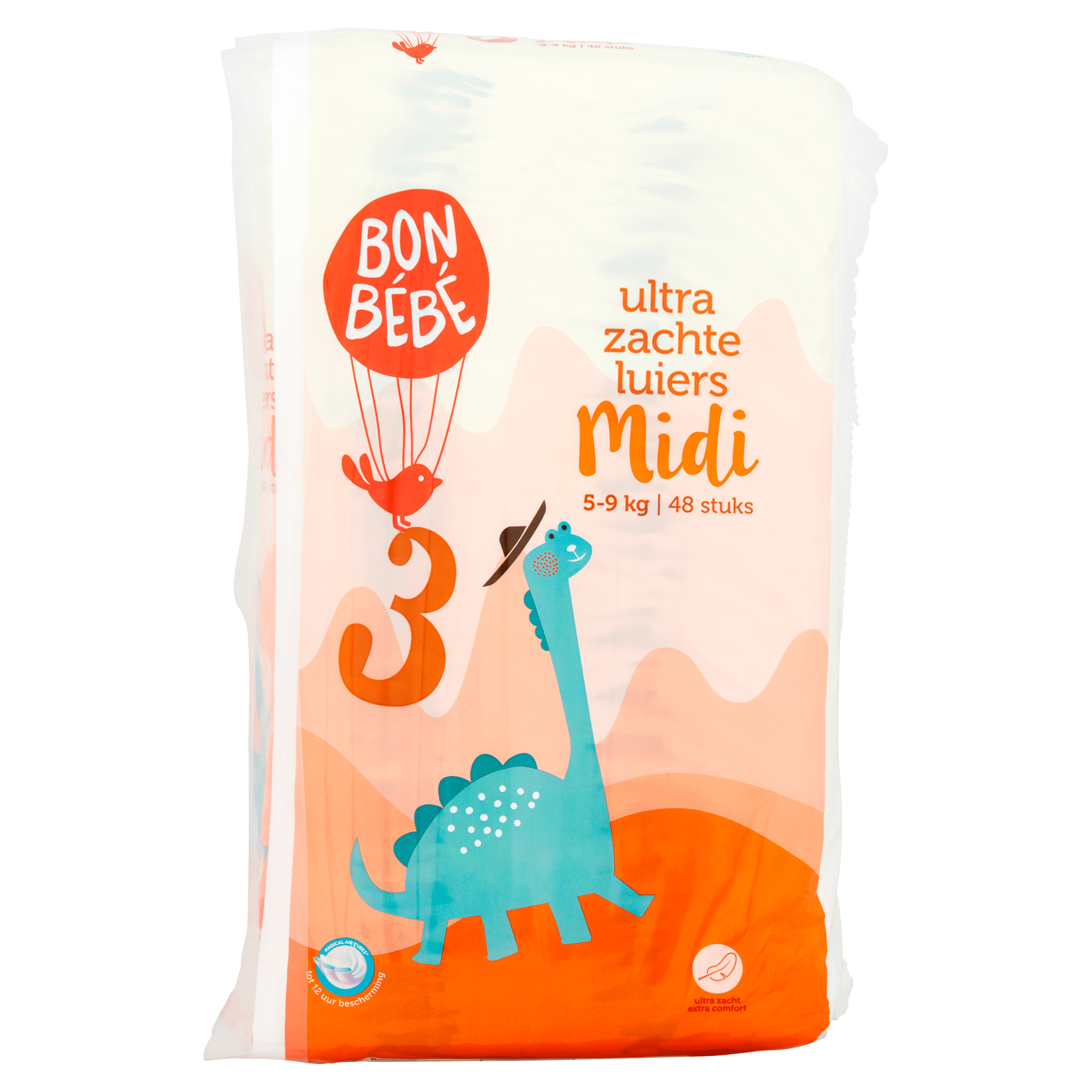 Bonbebe Luiers maat 3 midi 5-9 kg Stazak 48 st