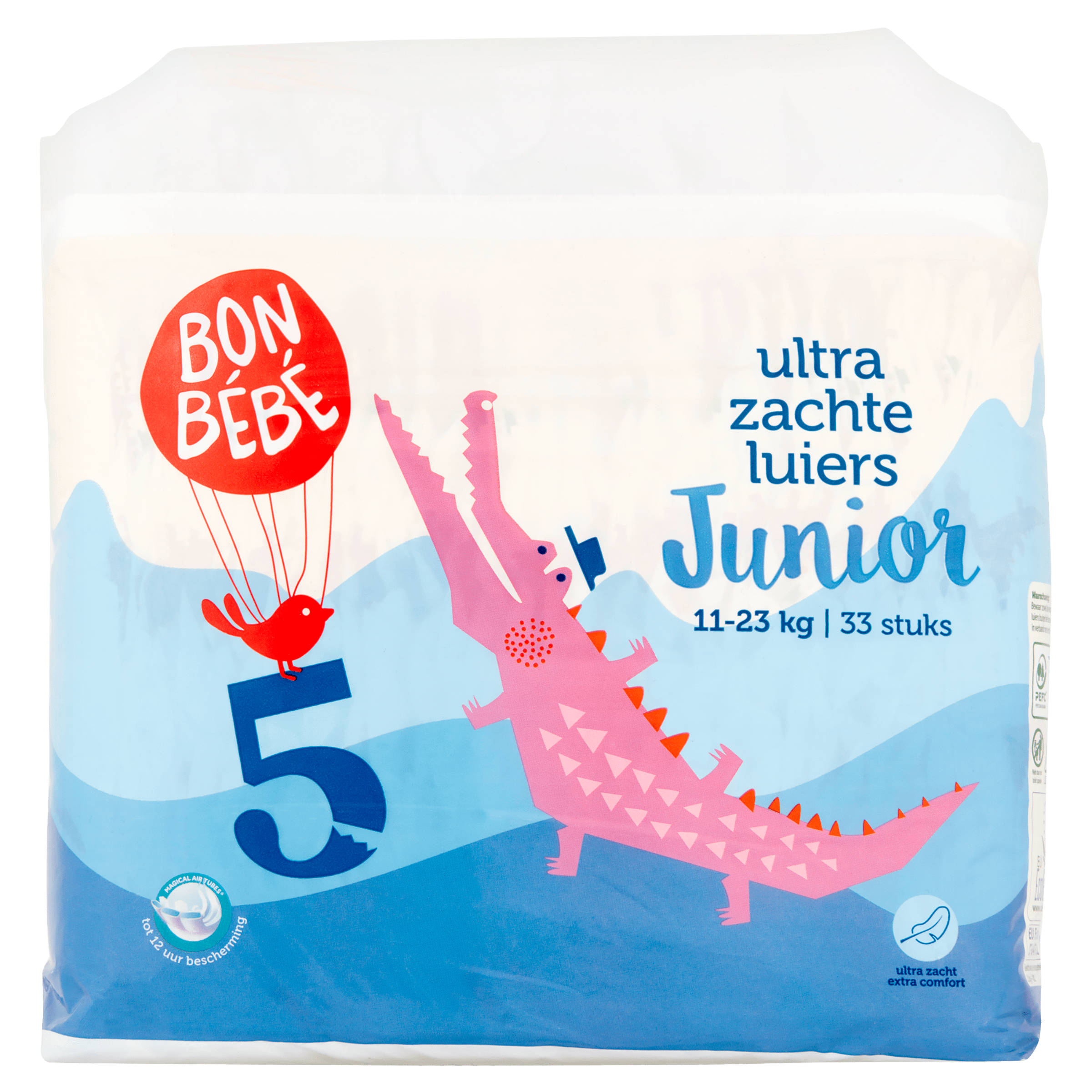 Bonbebe Luiers maat 5 junior 11-23 kg Stazak 33 st
