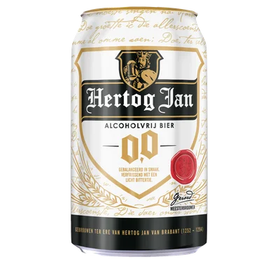 Hertog Jan Natuurzuiver pilsener 0.0% Blik 330 ml