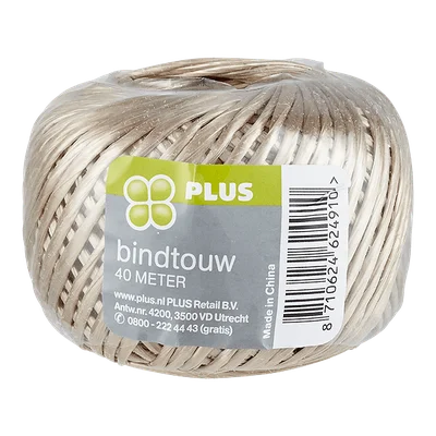 PLUS Bindtouw 40 meter Krimp 1 st